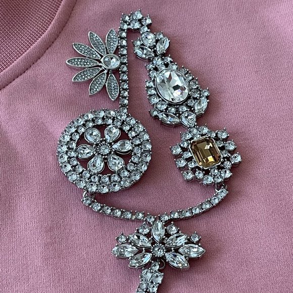 Burberry Rose Pink Cropped Sweatshirt(Brooch) L - Picture 4 of 13